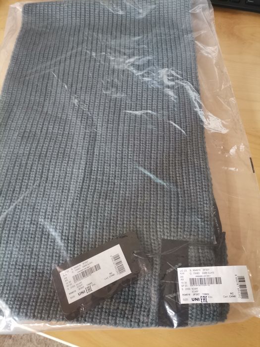 Fular din amestec de lana, Verde persan ARMANY EXCHANGE nou