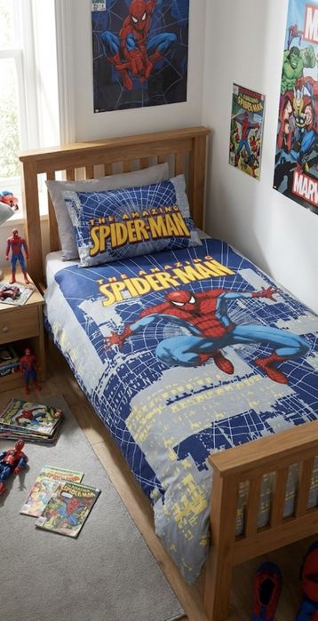 Детско памучно спално бельо/спален комплект с герой Ранфорс