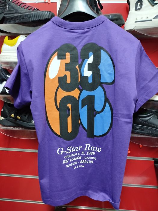 Оригинална НОВА тениска G-Star Raw 3301 Loose XS , S , M , L мъжка