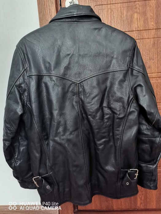 Мъжко кожено яке от телешки бокс