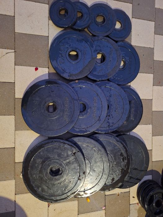 Discuri olimpice greutati 20kg 15kg 10kg 5kg 2.5kg