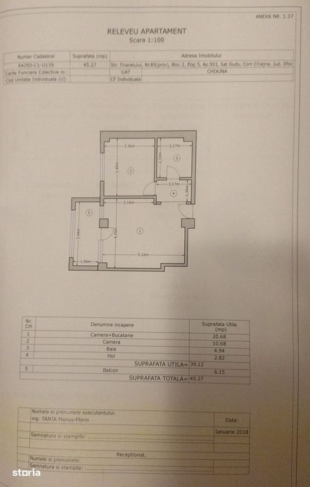 Militari residence Vând ap 2 cam. 46mp