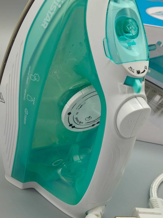 Парна ютия, топ цена Tristar 2000W, керамична плоча, вертикална пара!