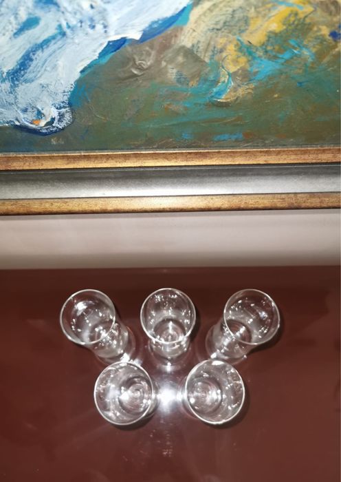 Кристални чаши за шампанско, кристални флейти 70 те години супер яки !