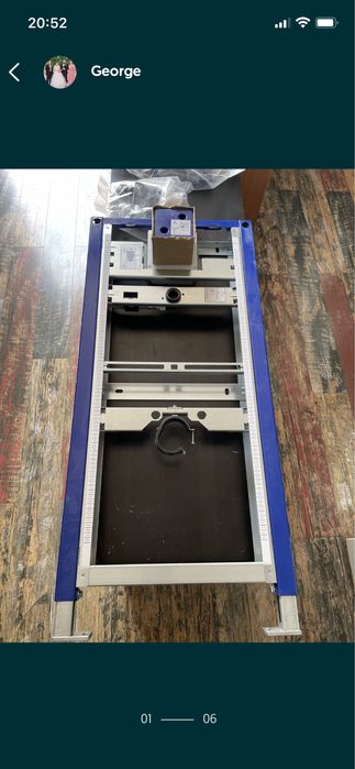 Cadru Pisoar Gheberit duofix