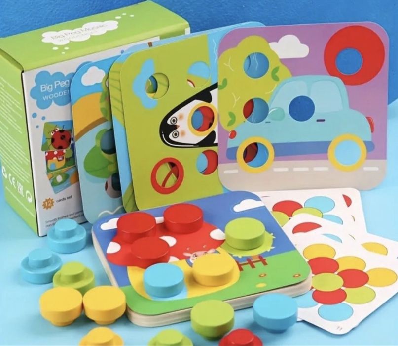 дървена стойка с десерт,дървена мозайка