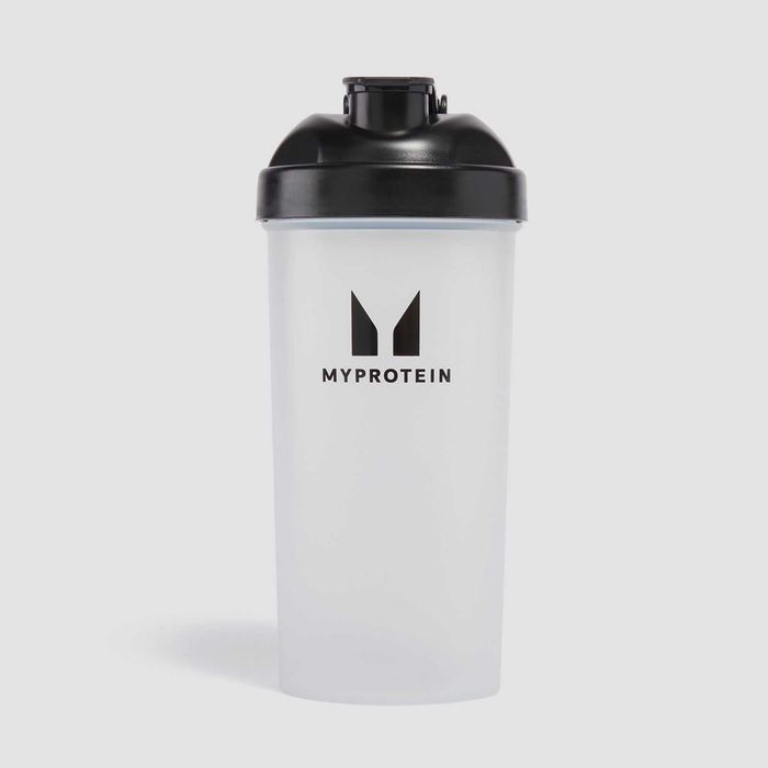MyProtein Пластмасов шейкър + Спортна бутилка за вода- прозрачен/черен