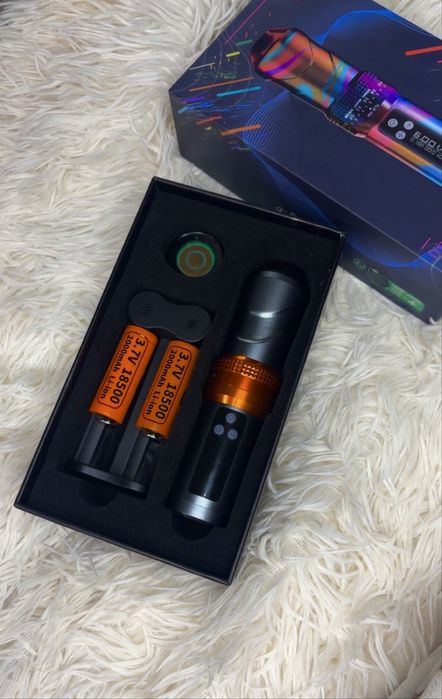 Mașină de tatuat wireless BRONC X1 – Adjustable Stroke 2.6–4.0 mm – stare excelentă