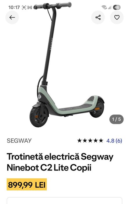 Trotineta electrica copii