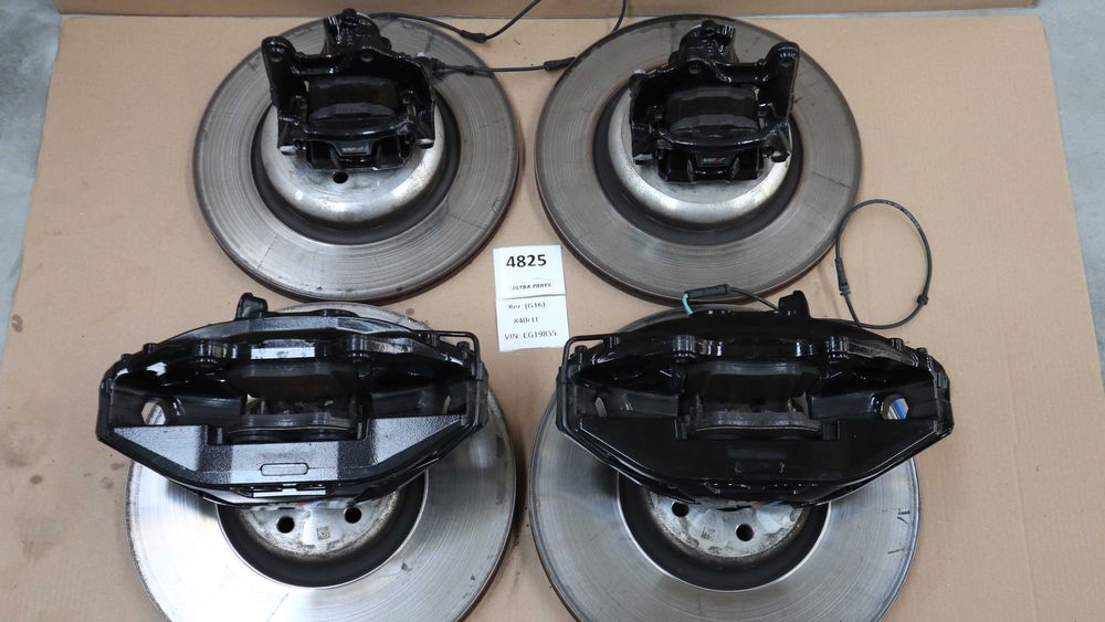 Черни апарати и дискове БМВ Г30 Г11 Г14 Г15 Г05 М-спорт спирачки БМВ