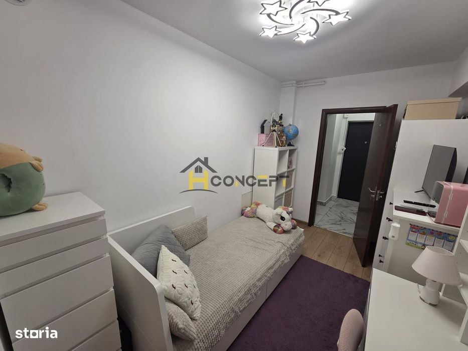 Parc L.Raiciu Apartament 2 cam transformat in 3 camere mobilat utilat