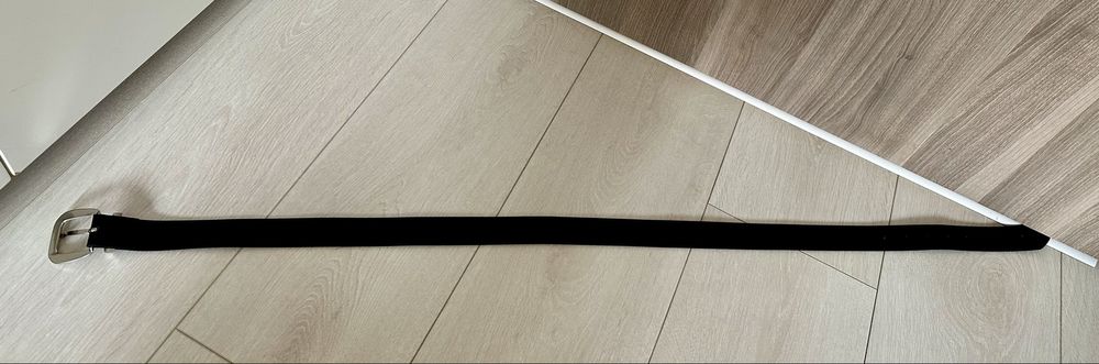 Curea din piele naturală, H&M, neagră, mărimea S, impecabilă