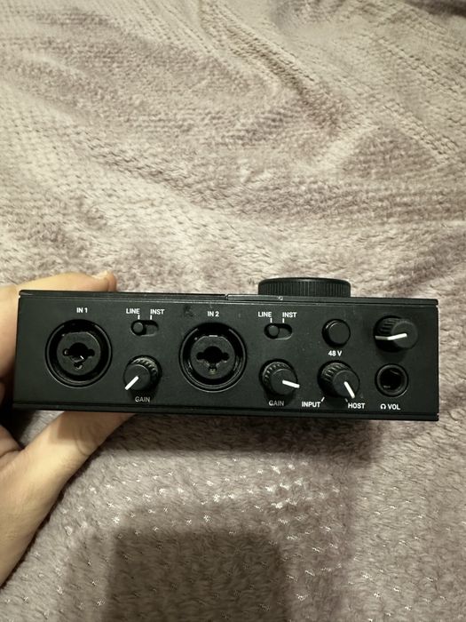 Kit Inregistrare Studio (Placa Sunet, Microfon+Stativ, Casti Studio)