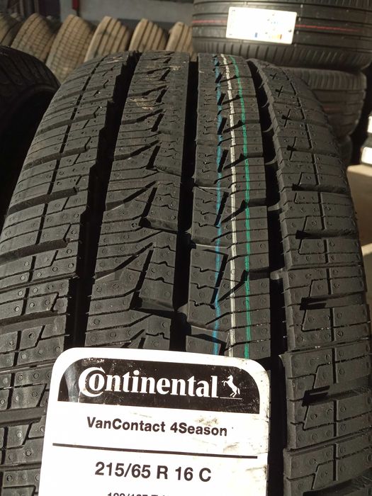 2 Нови бусови всесезонни гуми 215/65R16C Continental Van 4Season 109T