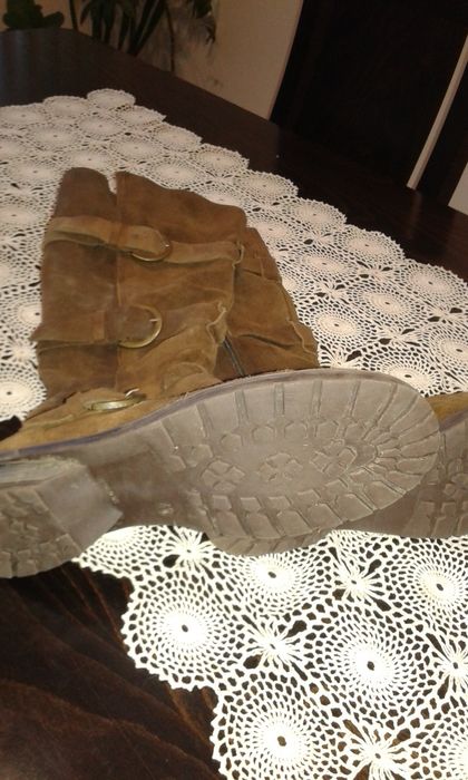 Боти BIG STAR естествена кожа,Ботуши от ЕСТЕСТВЕНА лицева кожа