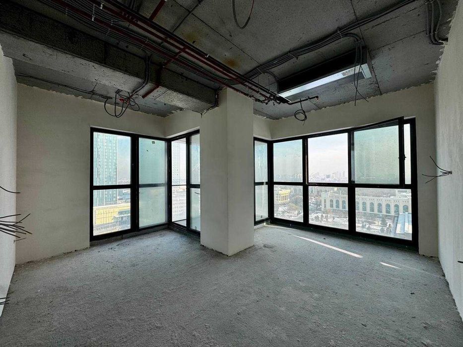 Ташкент Сити ЖК Nest One 2-комн 15/23 55,26 м² коробка вид на парк