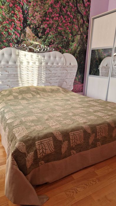 Vând set pat matrimonial +saltea