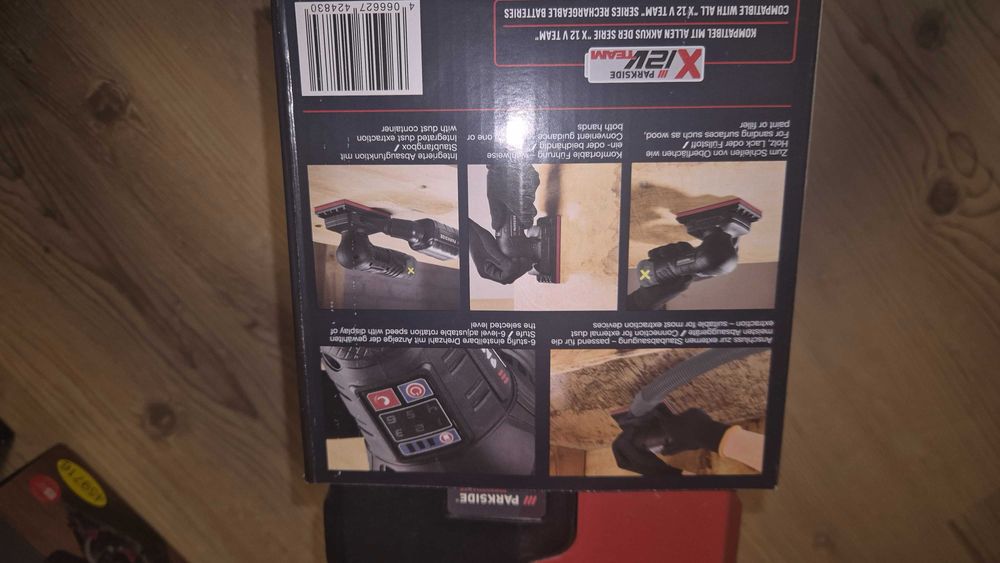 Parkside Performance – акумулаторен виброшлайф 12V, НОВ, гаранция