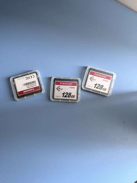 Card memorie transcend 128 gt cfx650 cfast 2.0