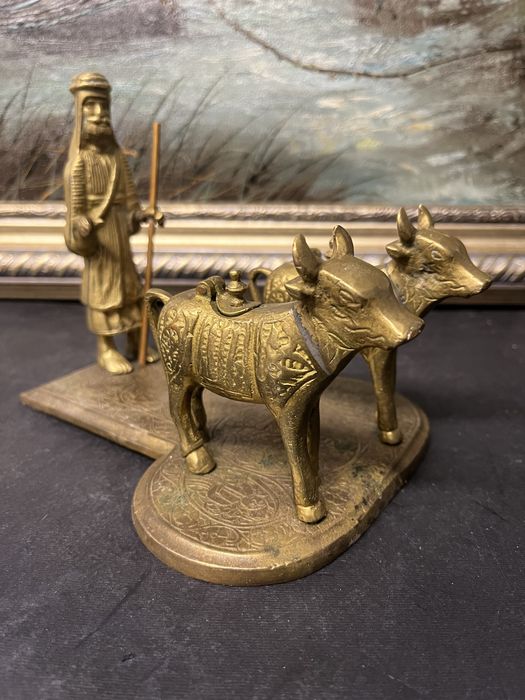 Колекционерска,бронзова мастилница