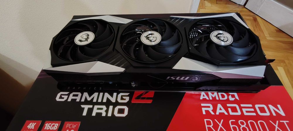 Placa video MSI Radeon™ RX 6800 XT GAMING Z TRIO, 16GB GDDR6, 256-bit