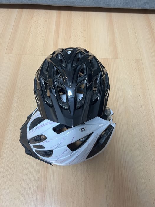 Casca Bicicleta Kali Chakra Solid Black + bonus casca dama Crivit