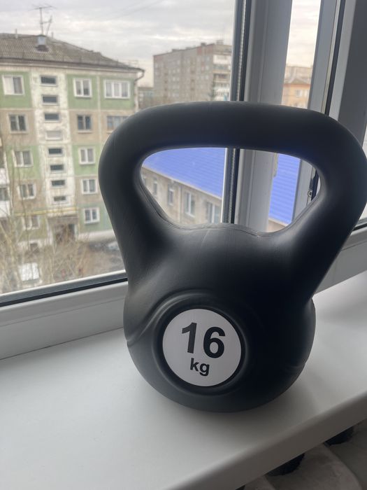 Новая гиря 16 кг