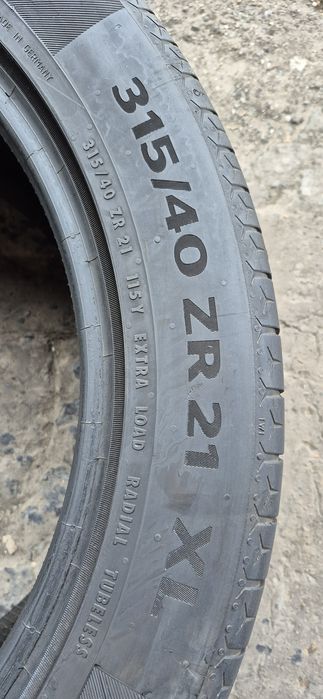 4 anvelope vara Continental,fata 275/45/21,spate 315/40/21.Pret/buc..