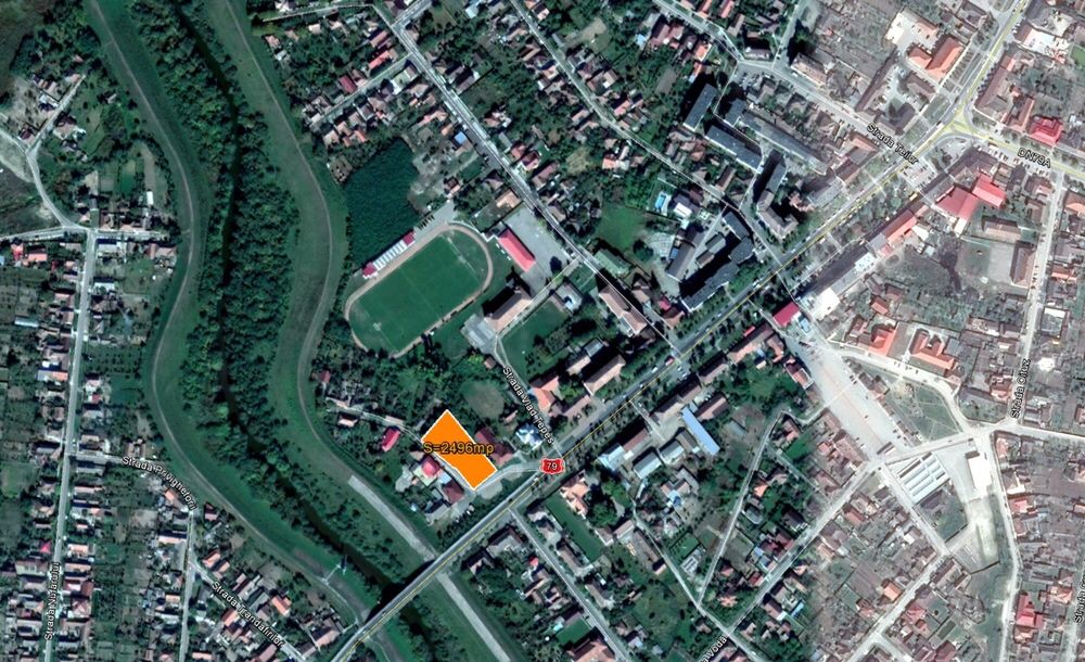 Teren ultracentral în Chișineu Criș 2500mp