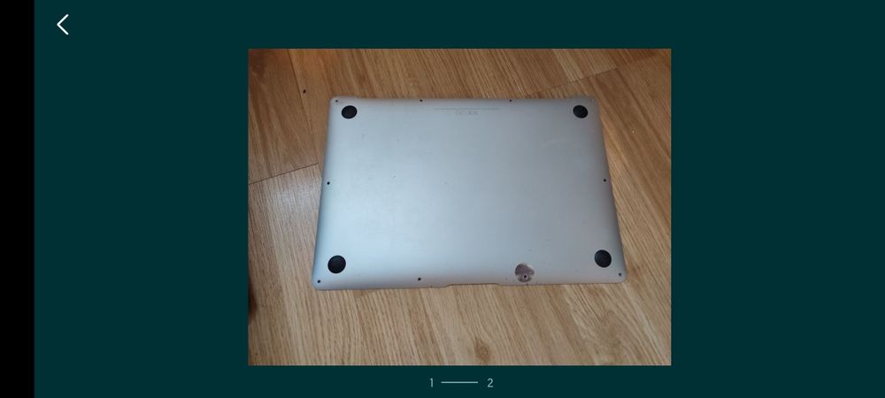 Capac Spate Jos Macbook Air 13 A1466 EMC2925 - 2014 2015 - stare OK