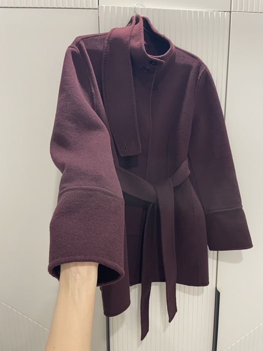 Пальто из шерсти Zara