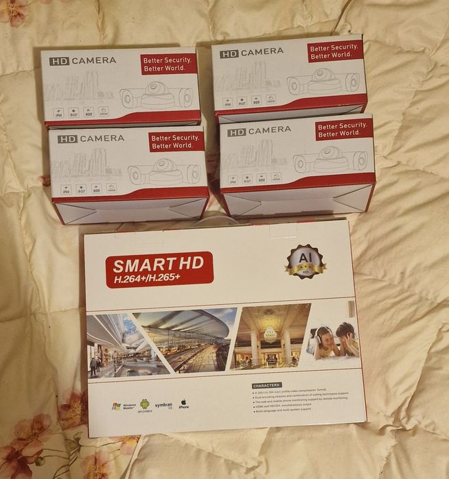 Четри канална система за видеонаблюдение