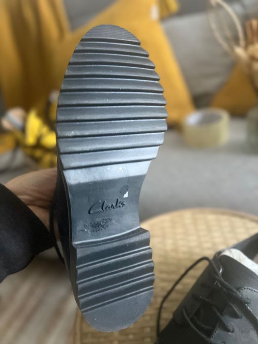 Pantofi mocasini Clarks 36 noi dama piele naturală