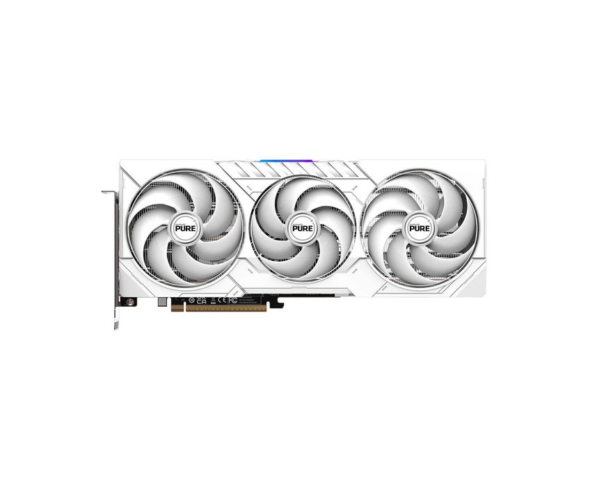 { 9070 Sapphire Pure 16GB GDDR6 (2 кулера) [White]