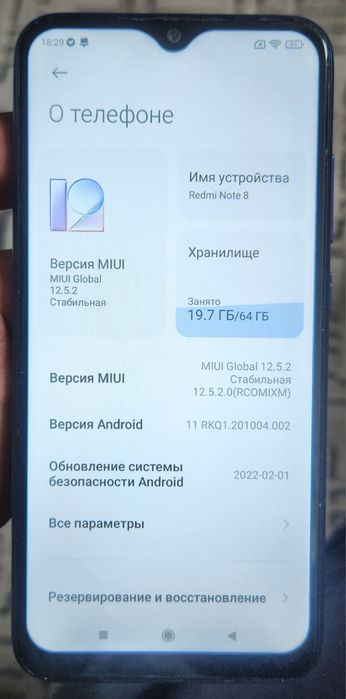 Redmi Note 8, 64/4GB, imeidan o'tgan...