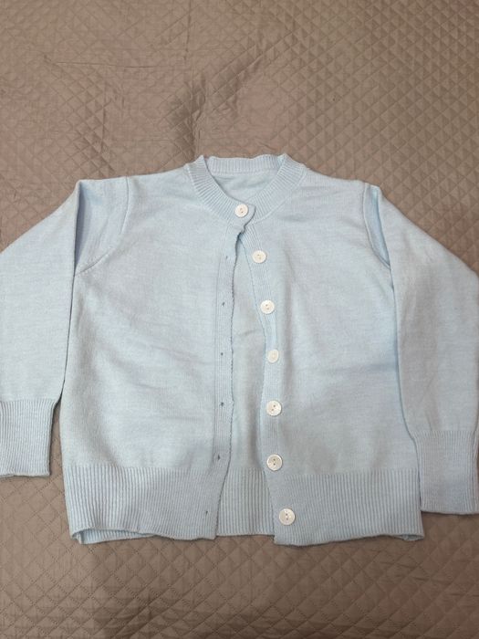 кардиган голубой