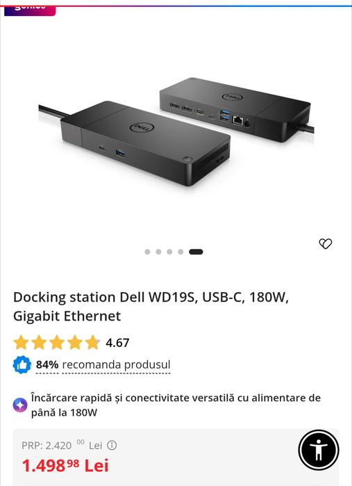 Docking Station Dell WD19S