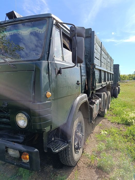КамАЗ с прицепом. СКО Тайынша.