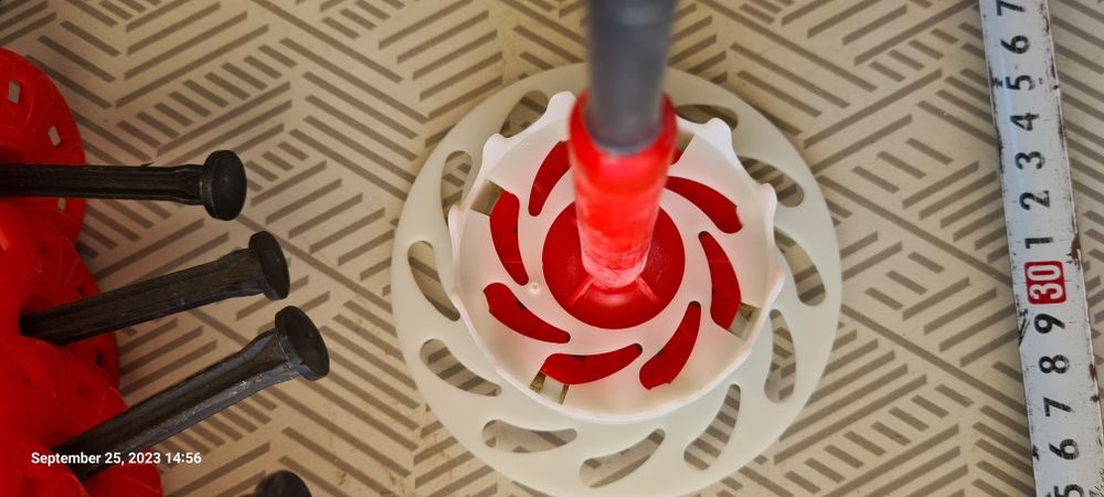 , Rozeta saiba fixare vata minerala bazaltica