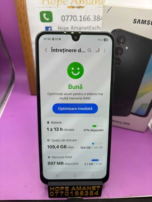 HOPE AMANET P2-Samsung a16 la cutie 128 GB/4 RAM
