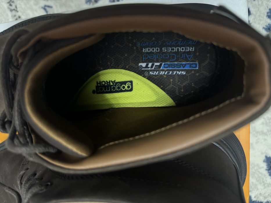 Мужские ботинки Скечерс из натурального нубука