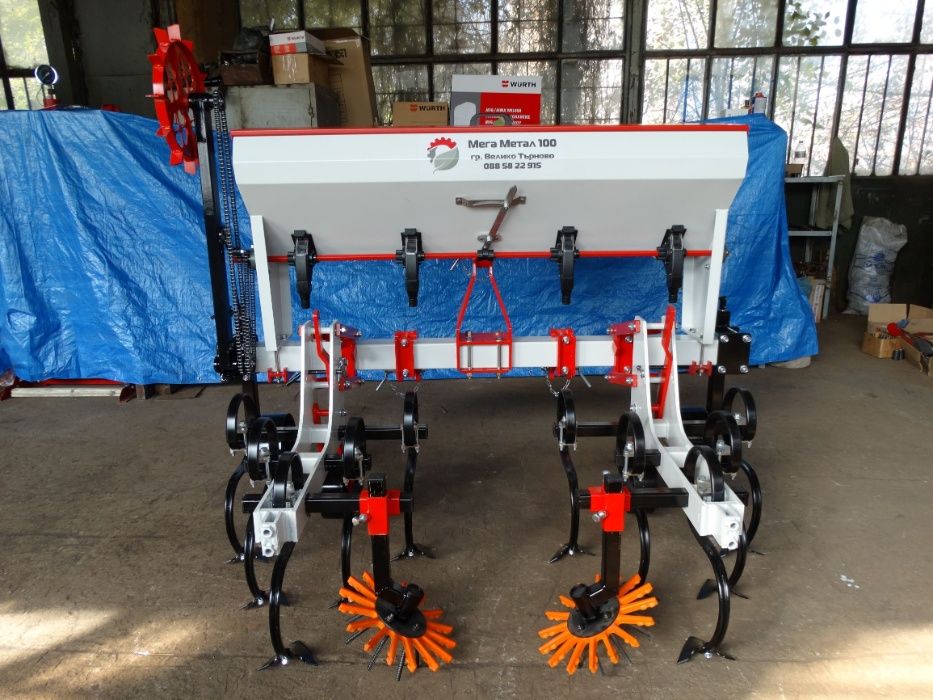 Български култиватор за лавандула 2S-10L с торовнасяне