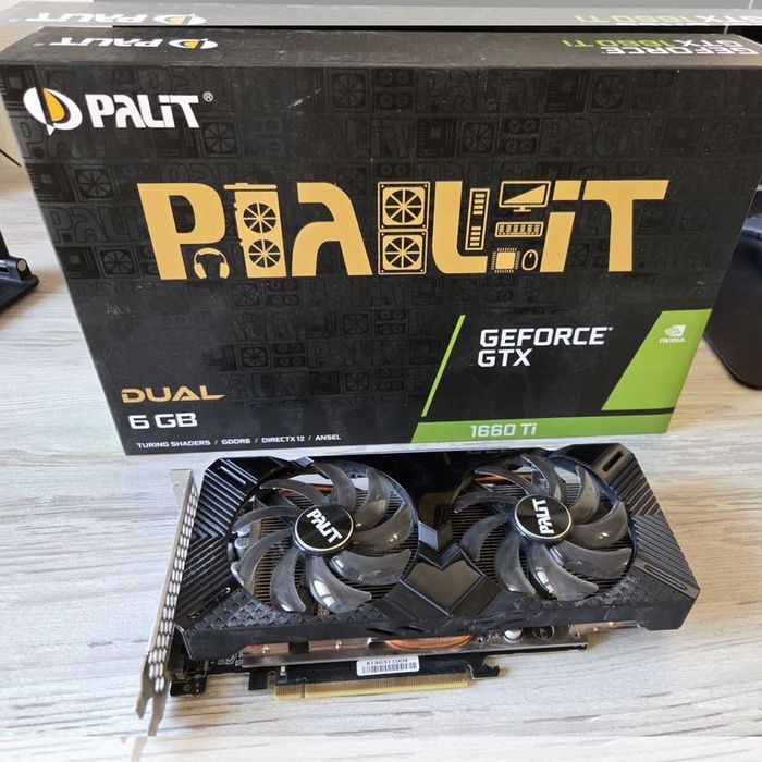 Видеокарта gtx 1660 ti palit