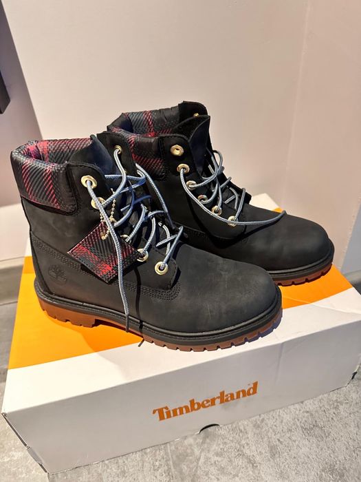 Дамски TIMBERLAND боти с връзки, размер 38, нови
