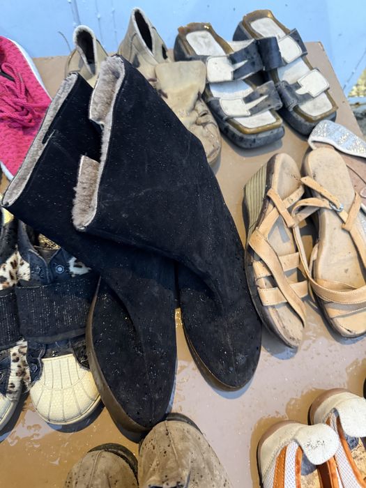 Lot 18 papuci - pantofi - ghete - cizme etc targ piata SH