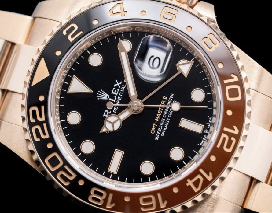 Rolex Gmt Master II Rose Gold Fulll Box
