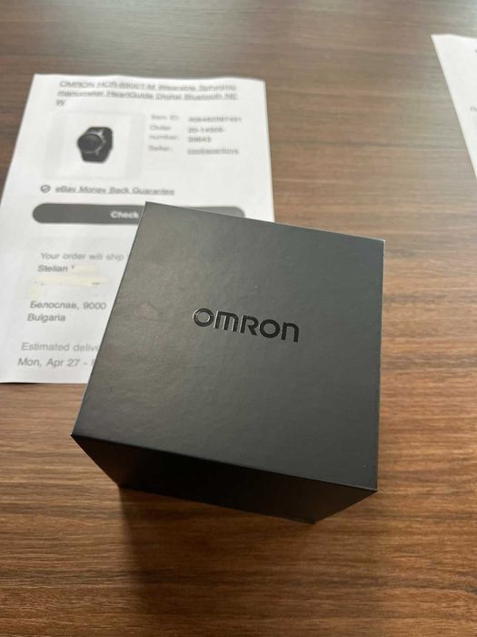 Смарт часовник ОМРОН за измерване на кръвно налягане – OMRON HCR-6900T-M HeartGuide Digital Bluetooth