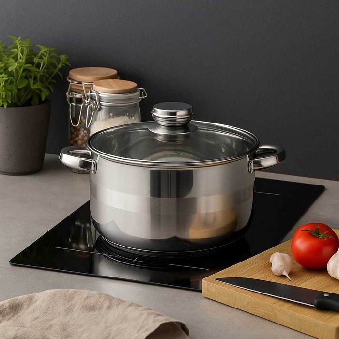 Тенджера Voltz Индукция, Неръждаема стомана-размери