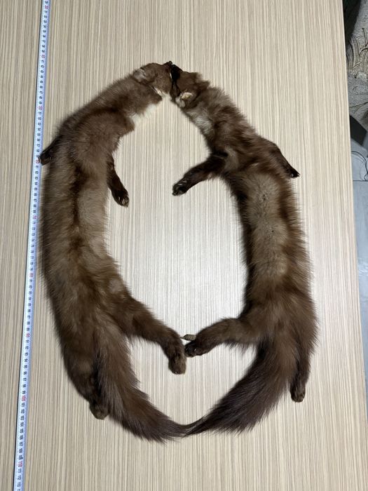 Stola/guler blana naturala de jder 2 piese