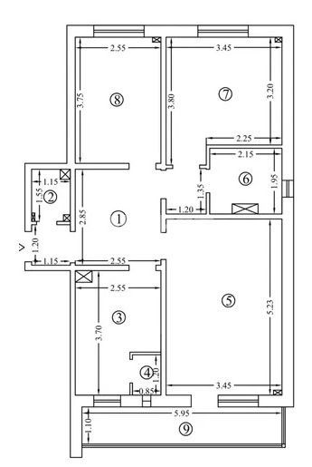 De Vanzare-Apartamet 3 Camere-Dacia — fotografia 1